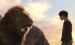 Aslan (voiced by Liam Neeson) and Edmund (Skandar Keynes) in Walt Disney Pictures' The Chronicles of Narnia: The Lion, The Witch and The Wardrobe - 2005   