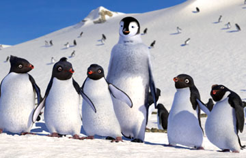 Mumble (voiced by Elijah Wood) in Warner Bros. Pictures' Happy Feet - 2006