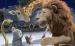 Bridget the Giraffe (voiced by Janeane Garofalo), Larry the Anaconda (voiced by Richard Kind), Samson the Lion (voiced by Kiefer Sutherland), Benny the Squirrel (voiced by James Belushi) and Nigel the Koala (voiced by Eddie Izzard) in Walt Disney Pictures' The Wild - 2006