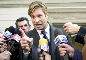 Aaron Eckhart in Fox Searchlight Pictures' Thank You for Smoking - 2006