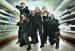 Rafe Spall, Paddy Considine, Simon Pegg, Nick Frost and Olivia Colman in Rogue Pictures' Hot Fuzz - 2007