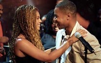 Beyonce Knowles and Cuba Gooding Jr. in Paramount's The Fighting Temptations - 2003