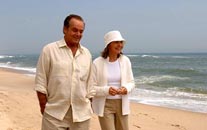 Jack Nicholson and Diane Keaton in Columbia's Something's Gotta Give - 2003