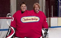 Matt Damon and Greg Kinnear in 20th Century Fox's Stuck on You - 2003