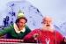 Will Ferrell and Ed Asner in New Line's Elf - 2003