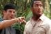 Director Peter Berg and The Rock on the set of Universal's The Rundown - 200
